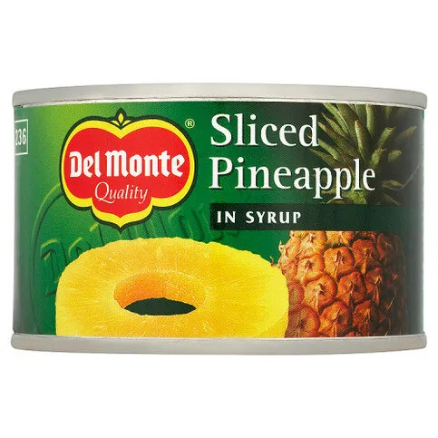 Del Monte Sliced Pineapple in Syrup 234g