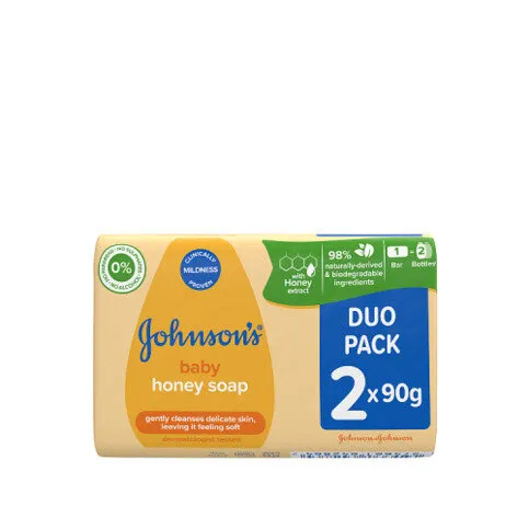Johnson's Baby Honey Soap Duo 90g x2