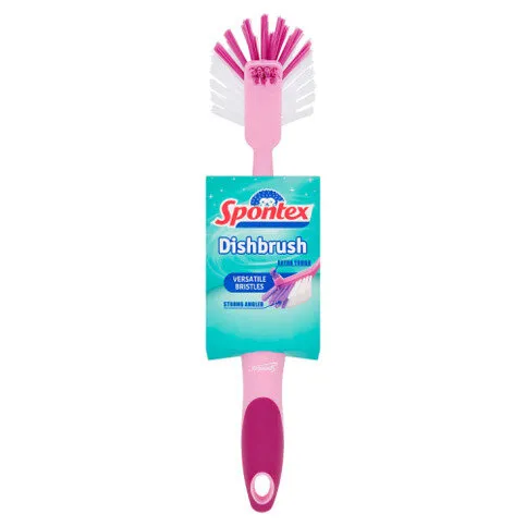 Spontex Dish Brush, Pink