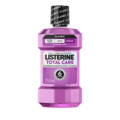 Listerine Total Care Intense Taste Classic Mouthwash 250ml