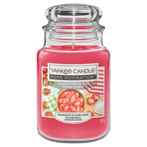 YANKEE HI LG JAR SUGARED STRAWBERRIES EACH