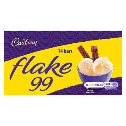 Cadbury Flake 99 Chocolate Bars 14 Pack 114g