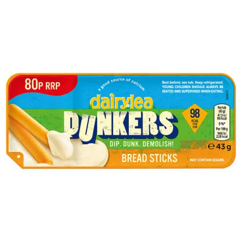Dairylea Dunkers Breadstick Processed Cheese-snack 43g