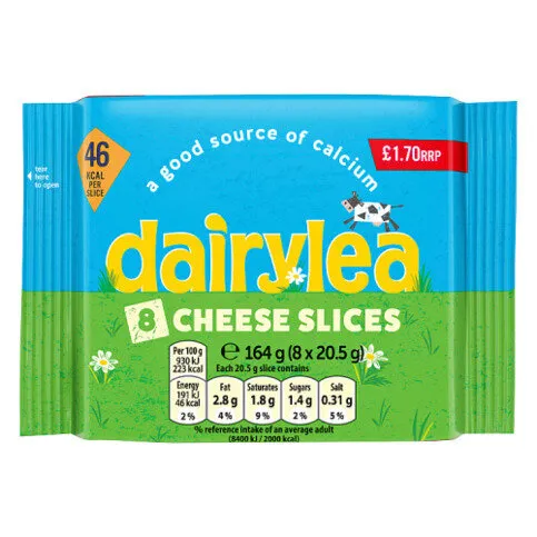 Dairylea Processed Cheese-slices 164 Gr