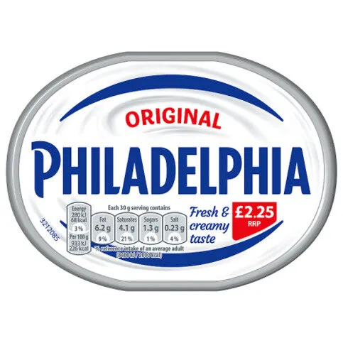 Philadelphia Plain Cream Cheese-soft 165g