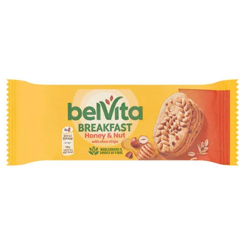 Belvita Honey & Nut with Chocolate Chips Cereal Biscuit Snack Bar 50g