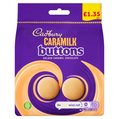 Cadbury Caramilk Buttons Chocolate 90g