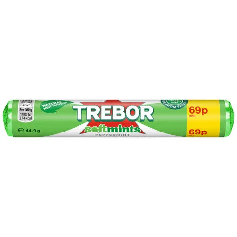 Trebor Softmints Peppermint Candy 44.9g