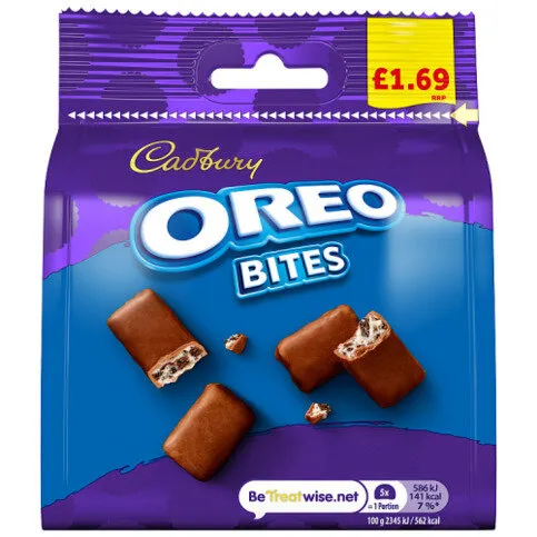 Cadbury Oreo Bites Chocolate Bag 85g