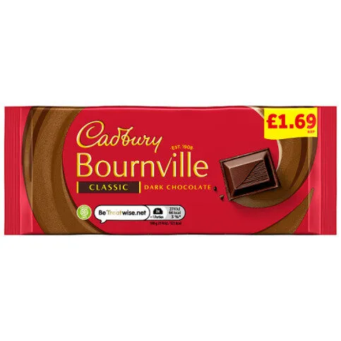 Cadbury Bournville Classic Dark Chocolate 100g