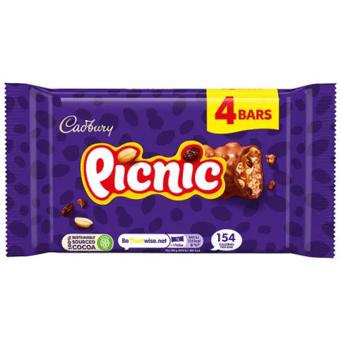 Cadbury Picnic Chocolate Bar 128g