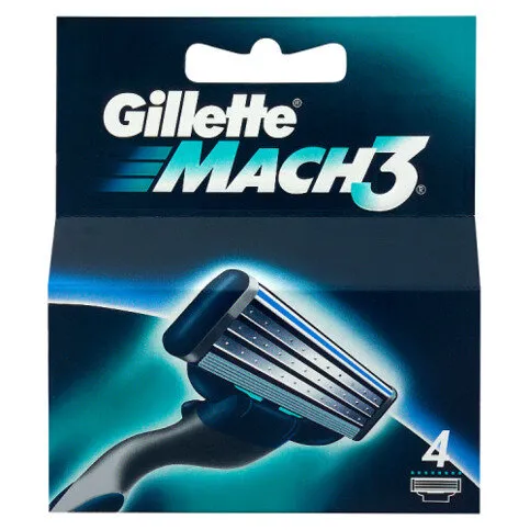 GILLETTE MACH 3 BLADES 4S