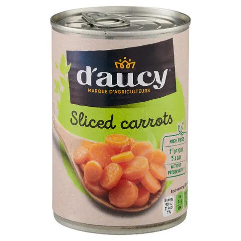 D'Aucy Sliced Carrots 400g