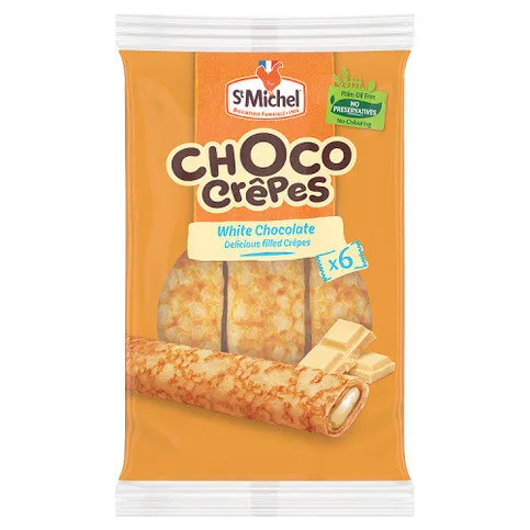 St Michel 6 White Chocolate Choco Crêpe 180g