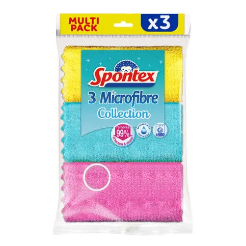 SPONTEX MICRO FIBRE CLOTH 3PK