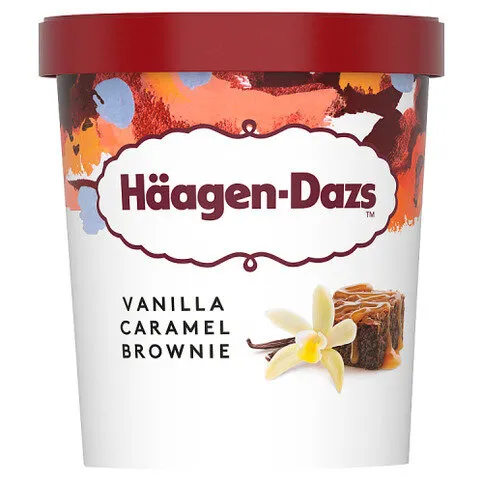 Häagen-Dazs Vanilla Caramel Brownie Ice Cream 460ml