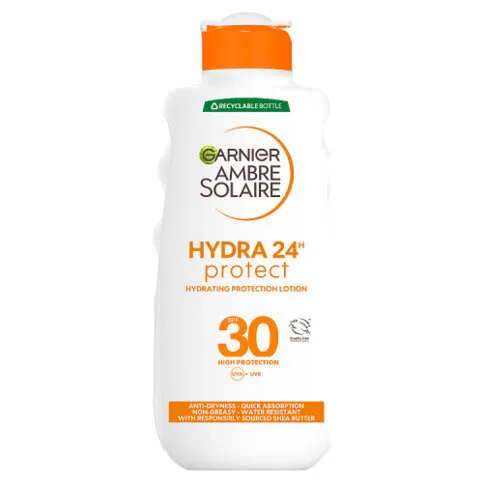 Garnier Ambre Solaire SPF 30 Hydra 24 Hour Protect Hydrating Lotion 200ml
