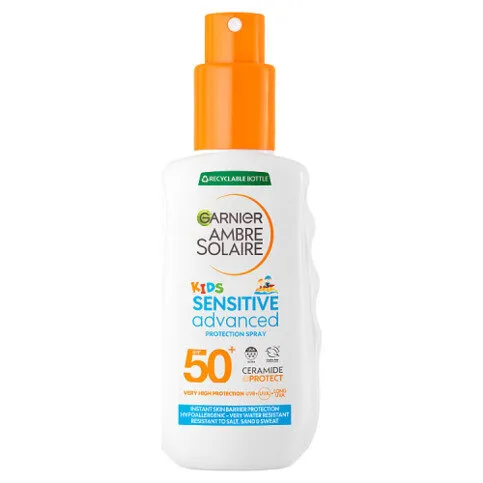 Garnier Ambre Solaire SPF 50+ Sensitive Advanced Kids Sun Spray 150ml
