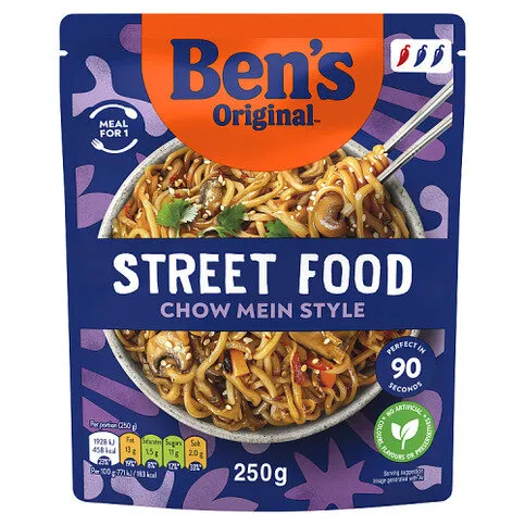 Ben's Original Street Food Chow Mein Style 250g