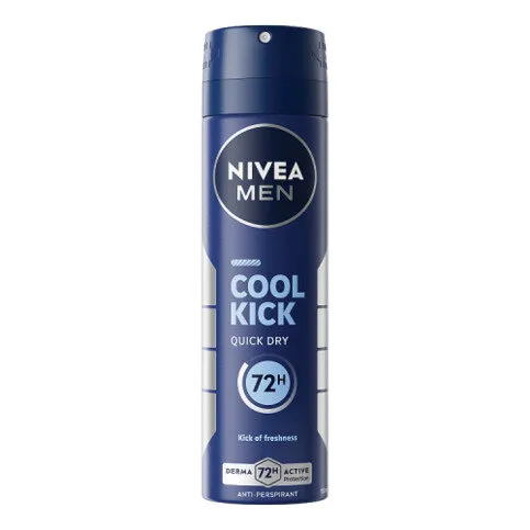 Nivea Men 72h Cool Kick Anti-perspirant Spray 150ml 150ML
