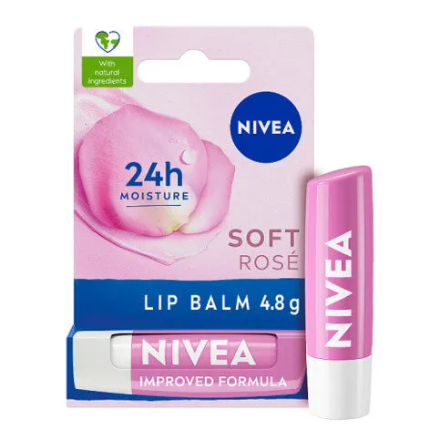 NIVEA LIP CARE SOFT ROSE 4.8G