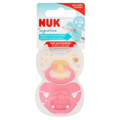 NUK Signature Silicone 6-18m