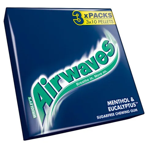 WRIGLEYS AIRWAVES MENTHOL 3PACK