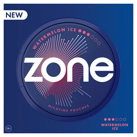 Zone Watermelon Ice Nicotine Pouches 10mg