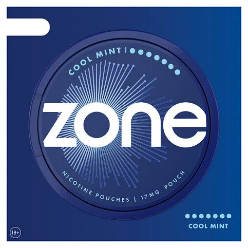Zone Cool Mint Nicotine Pouches 17mg/Pouch