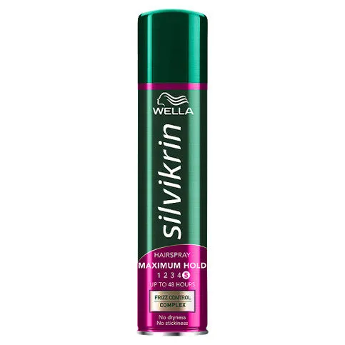 Wella Silvikrin Maximum Hold Hairspray 250ml
