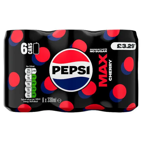 Pepsi Max Cherry 6 x 330ml