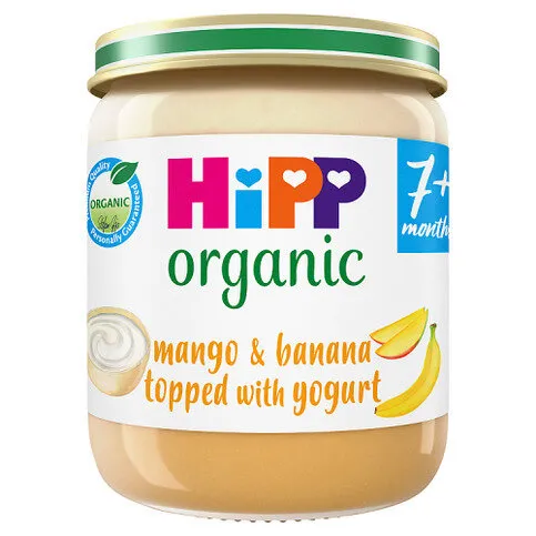 HiPP Organic Mango & Banana Topped with Yogurt 7+ Months 160g