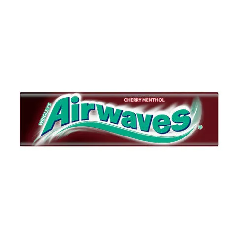 Airwaves Cherry Menthol Flavour Sugarfree Chewing Gum 10 Pieces