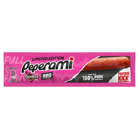 Peperami Limited Edition Doritos Flavour, BBQ Sweet Tang Flavour 22.5g