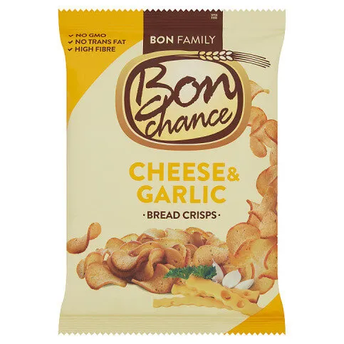 Bon chance Cheese & Garlic Bread Crisps 110g
