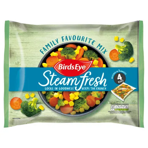 Birds Eye 4 Steamfresh Family Favourite Mix 540g