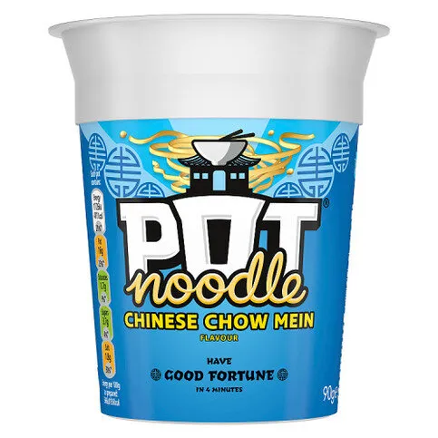 Pot Noodle  Standard Pot Noodle Chinese Chow Mein 90 g 