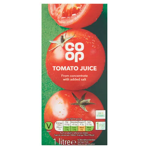 Co-op Tomato Juice 1L