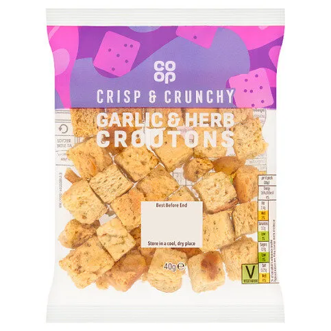 Co-op Garlic & Herb Croutons 40g