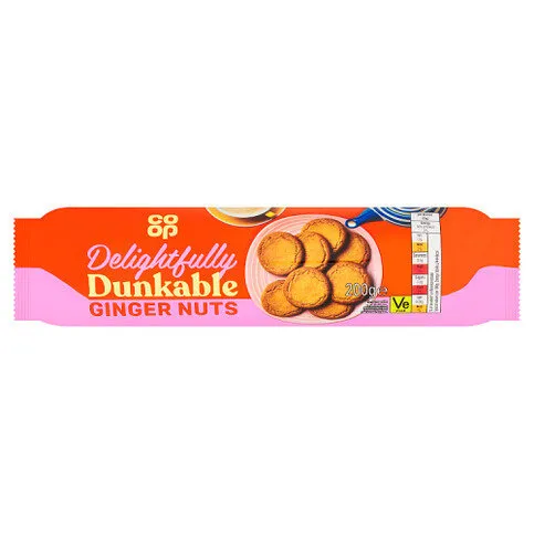 Co-op Delightfully Dunkable Ginger Nut 200g