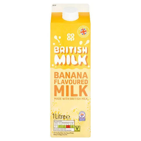 Co-op Banana Flavoured Milk 1 Litre