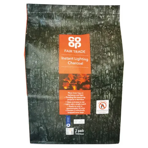 Co-op Fair Trade Instant Lighting Charcoal 2 Pack