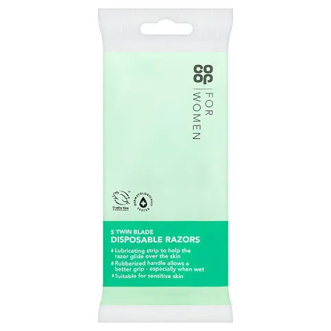 Co-op for Women 5 Twin Blade Disposable Razors