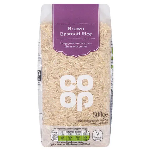 Co-op Brown Basmati Rice 500g