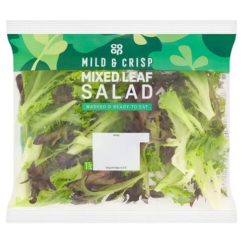 Co Op Mixed Leaf Salad 100g