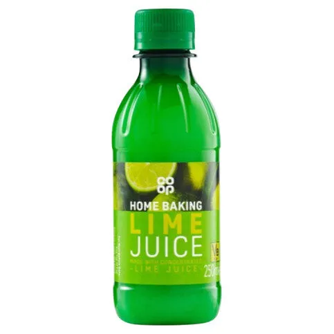 Co-op Home Baking Lime Juice 250ml