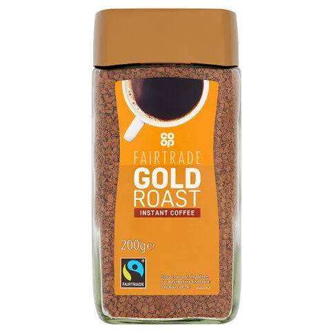 Co-op Fairtrade Gold Roast Instant Coffee 200g