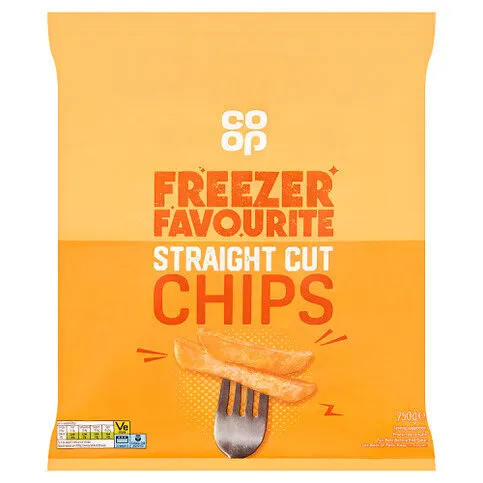 Co-op Straight Cut Chips 750g