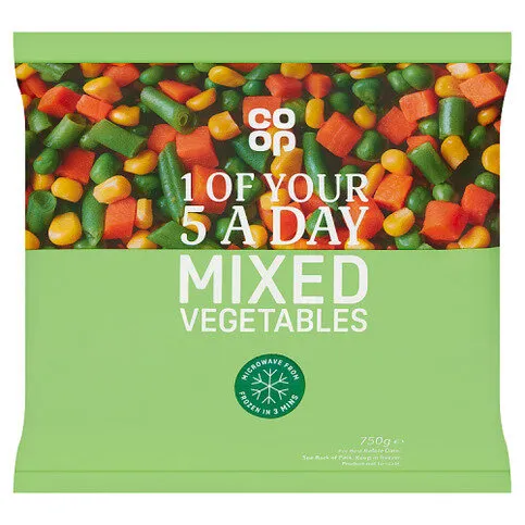 Co-op Mixed Vegetables 750g