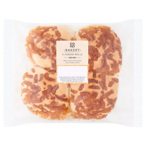Co-op Bakery 4 Cheese Rolls